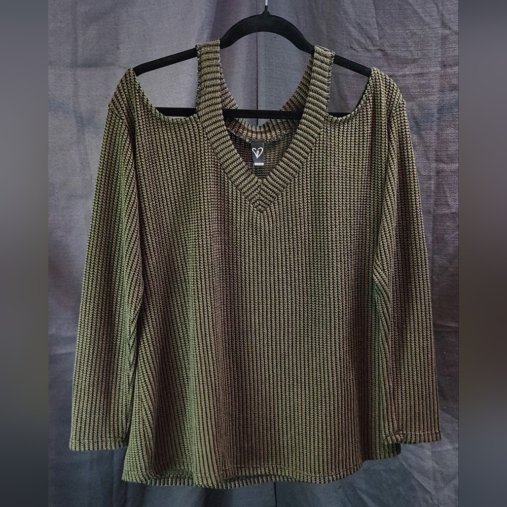 Windsor Olive Knit Sweater